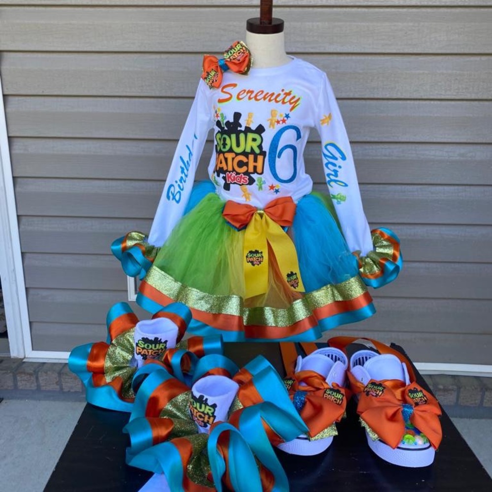 Sour Patch Tutu Set